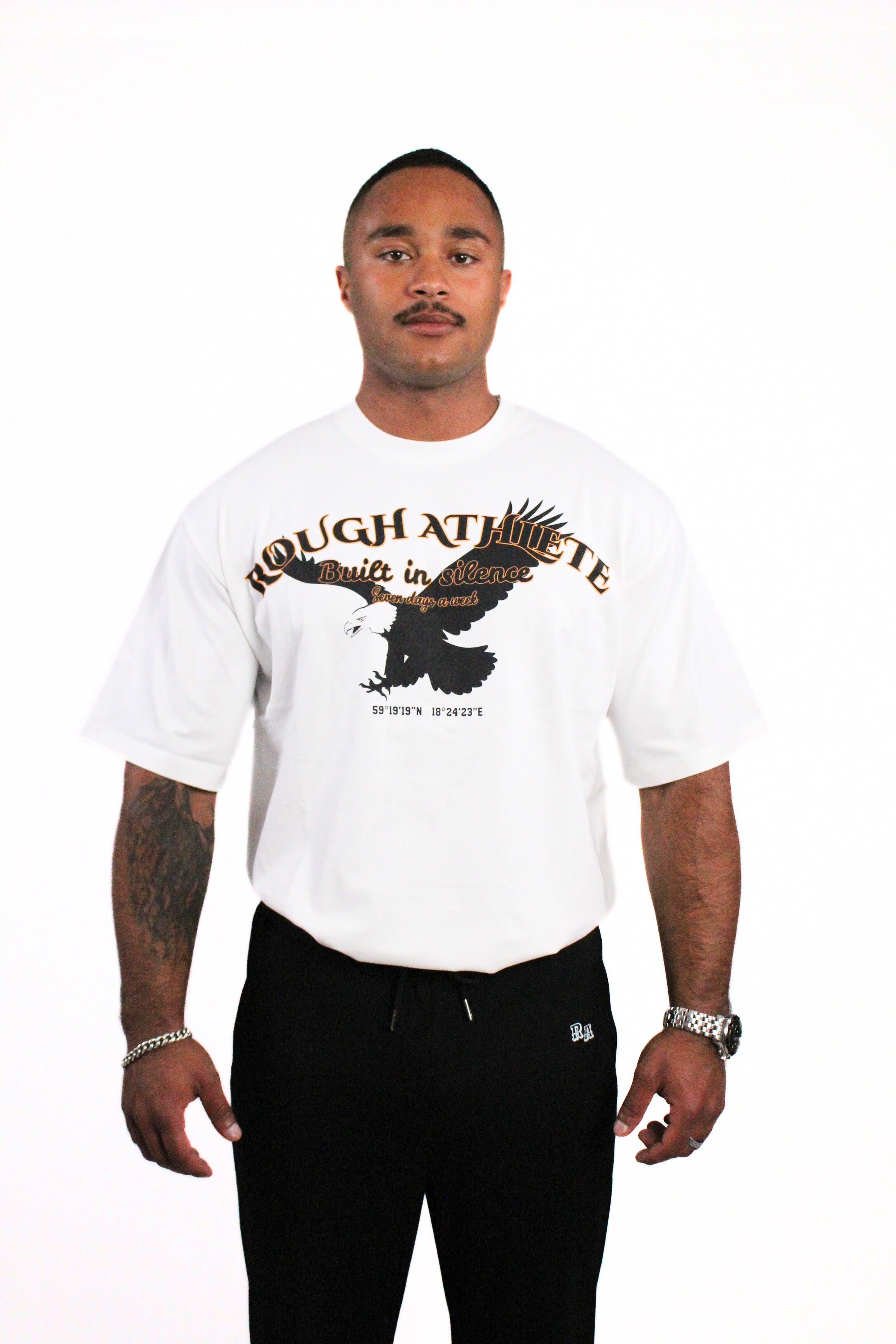 Oversized White Eagle T-shirt