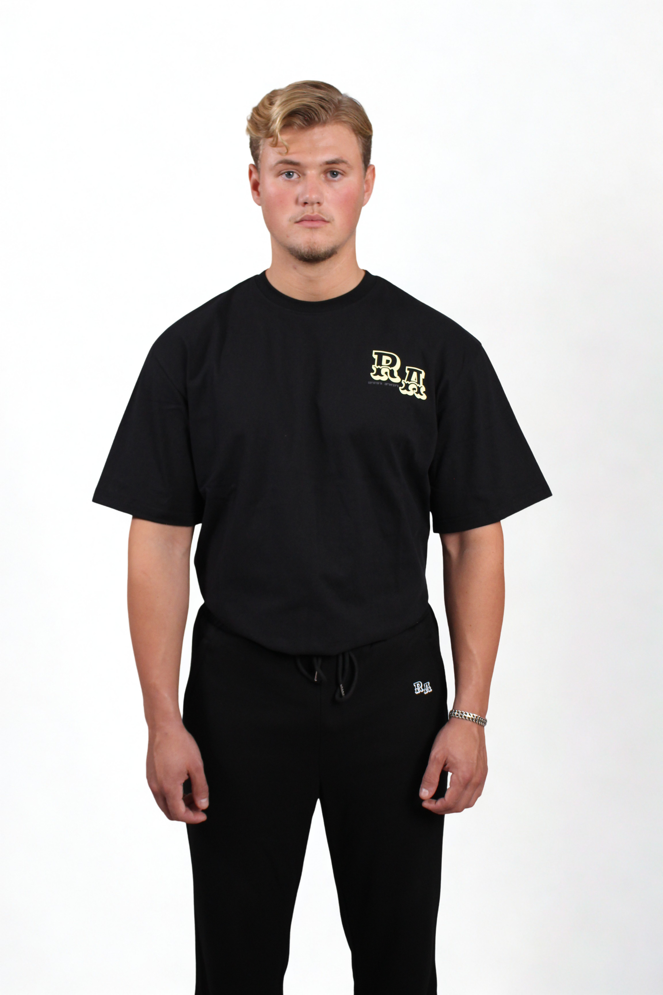 Oversized Black RA T-shirt